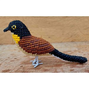 Japacanim - miniatura Pássaros Caparaó ponto-cruz