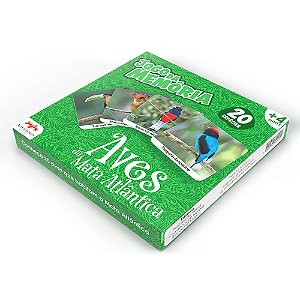 Jogo da Memória Aves da Mata Atlântica