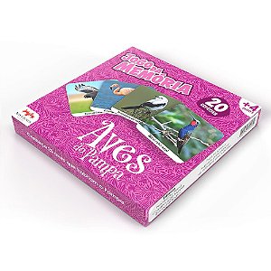 Ases - jogo de cartas com aves da Mata Atlântica