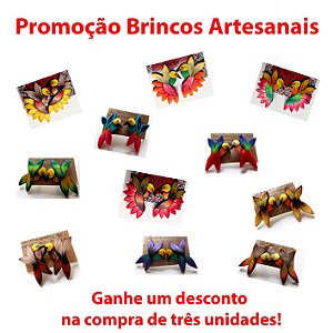 Promoção Brincos Artesanais