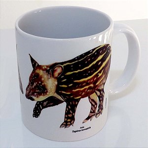 Anta Filhote - caneca de porcelana Cris Gardim