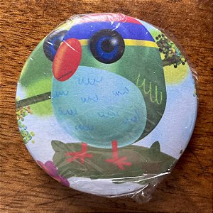 Passarinho - botton Lendas e Relendas Aves do Brasil