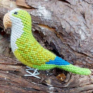 Caturrita - miniatura Pássaros Caparaó ponto-cruz