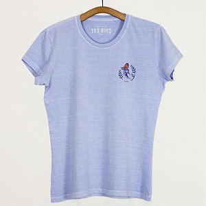 Maria-leque-do-sudeste - azul-claro - Camiseta Yes Bird