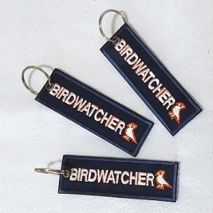 Birdwatcher - chaveiro bordado Miramari