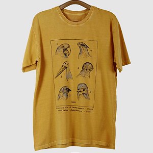 Aves e Biomas - amarela - Camiseta Yes Bird