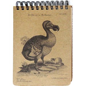 Dodô caderneta de campo - 100p - coleção arte naturalista