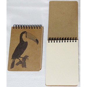 Tucanuçu caderneta de campo  - 100p - coleção arte naturalista
