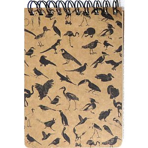 Passarinhos caderneta de campo - 100p - coleção arte naturalista
