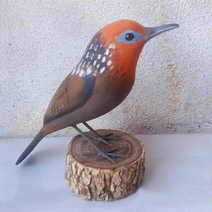 Uirapuru - Miniatura madeira Valdeir José