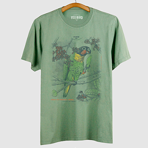 Curica-de-bochecha-laranja - Camiseta Yes Bird