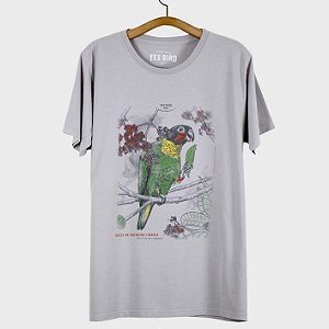 Curica-de-bochecha-laranja - Camiseta Yes Bird