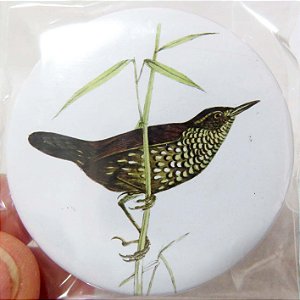 João-porca - ímã metálico coleção arte naturalista