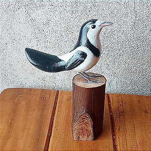 Galito - Miniatura madeira Valdeir José