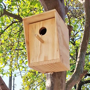 Caixa-Ninho para aves - Casinhas Kuko Brinquedos Educativos