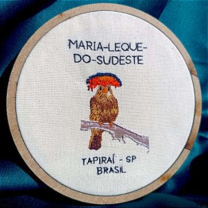 Maria-leque-do-sudeste 1 - Bordado a Mão em Bastidor - Entre Amigas
