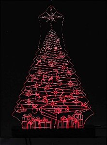 Árvore de Natal 1 - Luminária Acrílico e Led