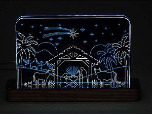 Presépio 2 - Luminária Acrílico e Led