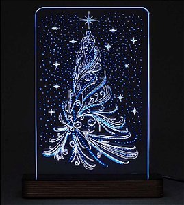 Árvore de Natal 2 - Luminária Acrílico e Led