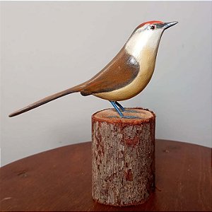 João-graveteiro - Miniatura madeira Valdeir José