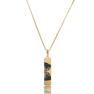 GARGANTILHA PLAQUINHA DO OLHAR