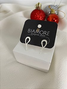 BRINCO LAÇO NÓ PRATA 925