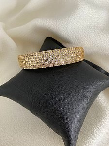 BRACELETE CRAVEJADO MEDIO - PREMIUM BIJUTERIA