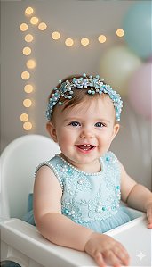 Tiara Cristal Borboletas Color