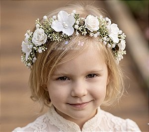 Coroa Flores Brancas