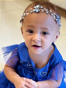 Tiara Cristal Quatro Borboletas