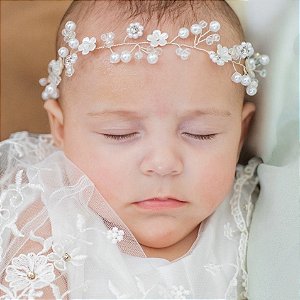 Tiara De Flores Luxo Elegante