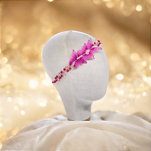 Tiara Rosa fúcsia