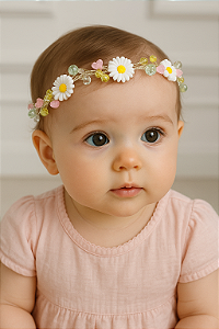 Tiara Flor de Margaridas