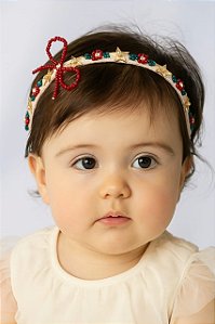 Tiara Bordada Flores