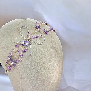 Tiara cristal Duas voltas