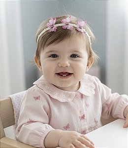 Tiara Três Borboletas