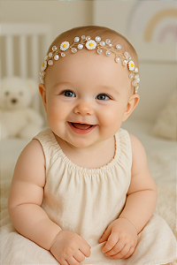 Tiara Mini Margaridas