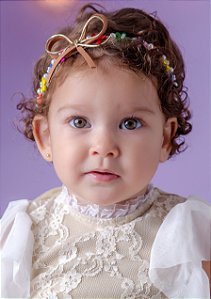 Tiara Flores Botões