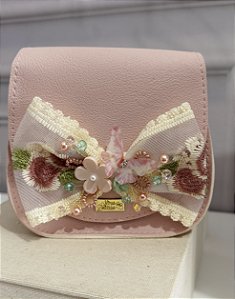 Bolsa Lacinho Joia Rosa