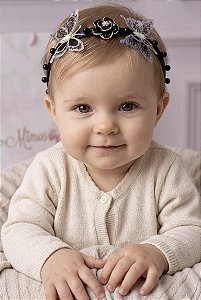 Tiara Borboleta Preta