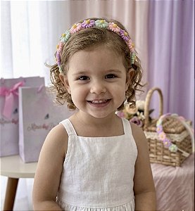 Arco margaridas coloridas