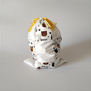 Sacolinha impermeável grande - Ursinho