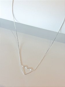 Colar coração tradicional