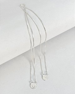 Escapulário São Bento Prata