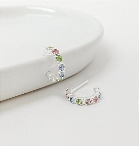 Argolinha colorida pequena