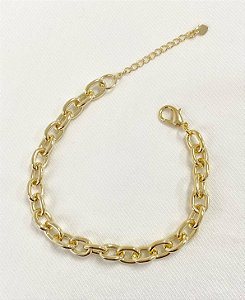 Pulseira elos redondos