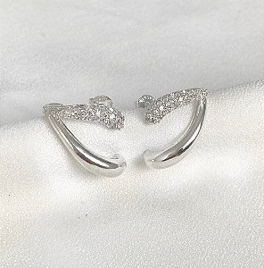 Earhook liso e cravejado