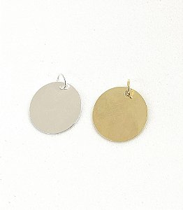 Medalha personalizada laser G avulsa