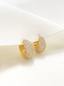 Argola glamour luxo