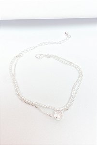 Pulseira Dupla Riviera Ponto de Luz